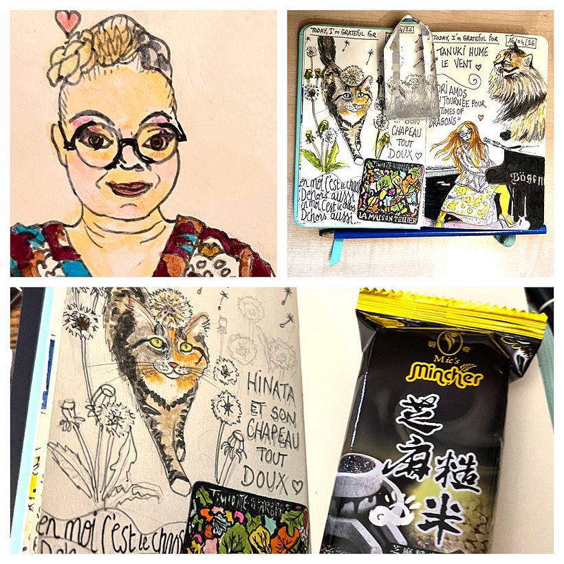 Carnet de gratitude : April 2026 sketchbook 1