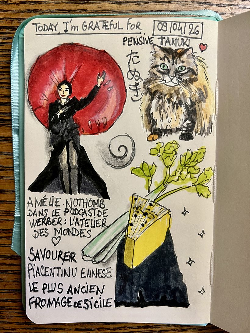 Carnet de gratitude : April 2026 sketchbook 1