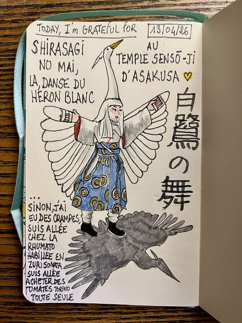 Carnet de gratitude : April 2026 sketchbook 1