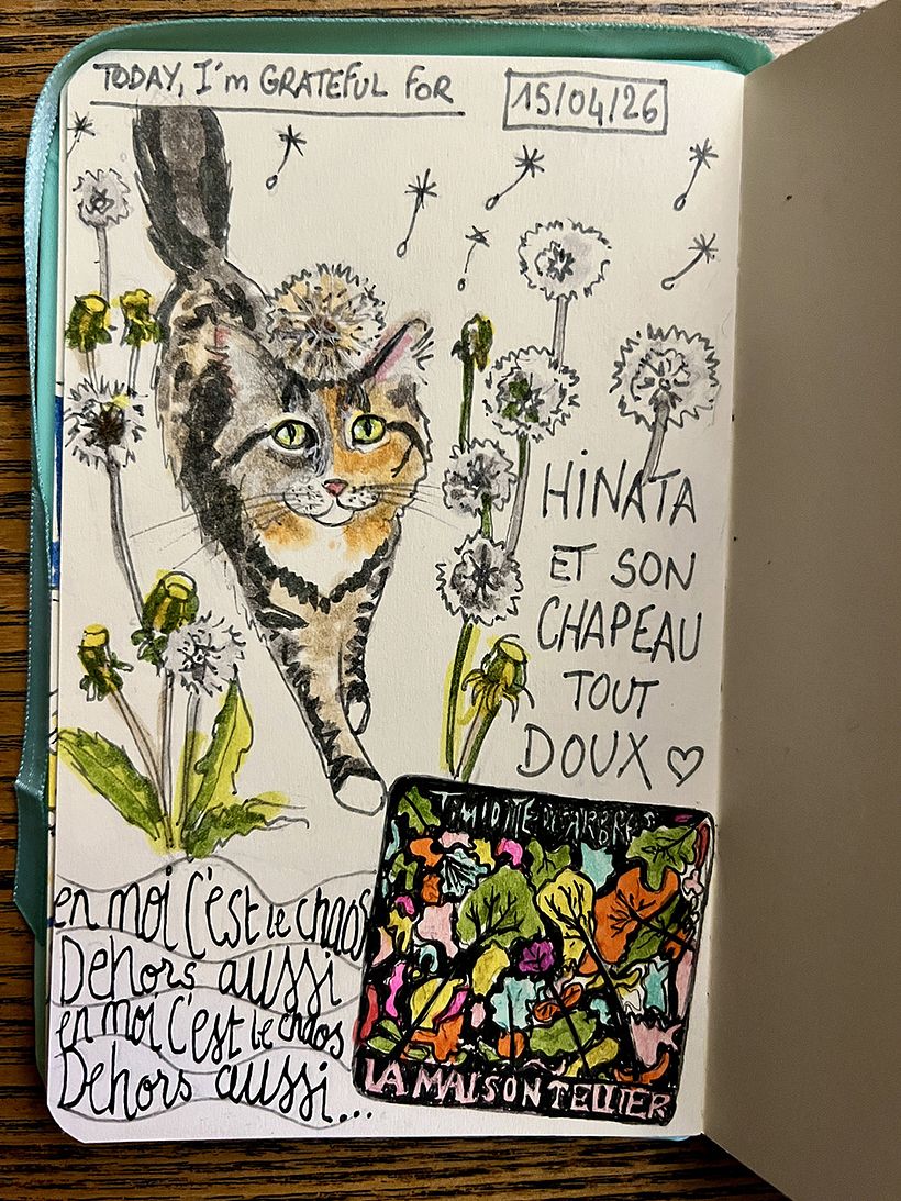 Carnet de gratitude : April 2026 sketchbook 1