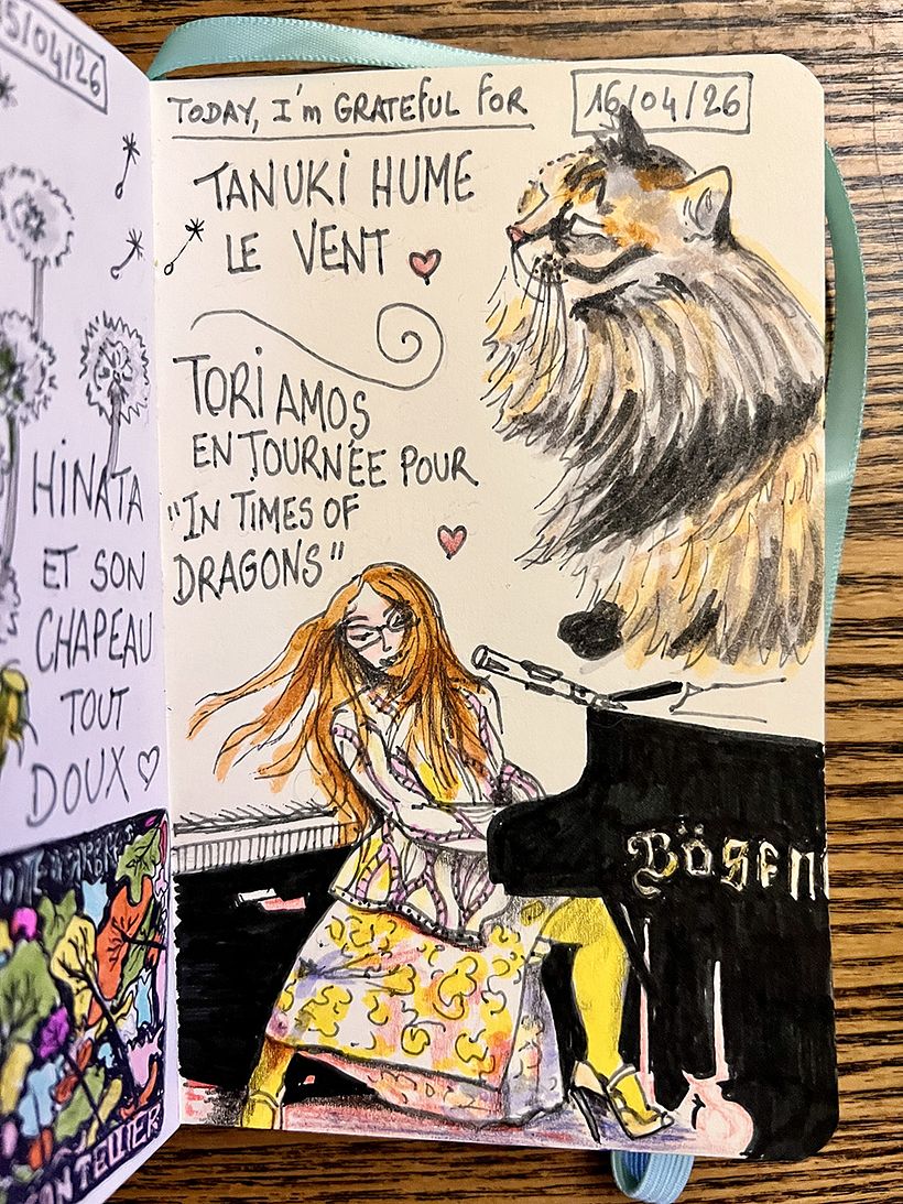 Carnet de gratitude : April 2026 sketchbook 1