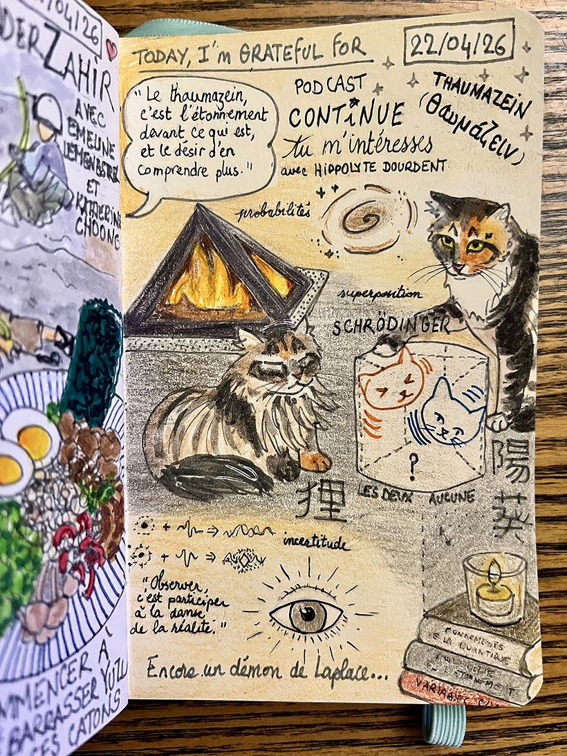 Carnet de gratitude : April 2026 sketchbook 1