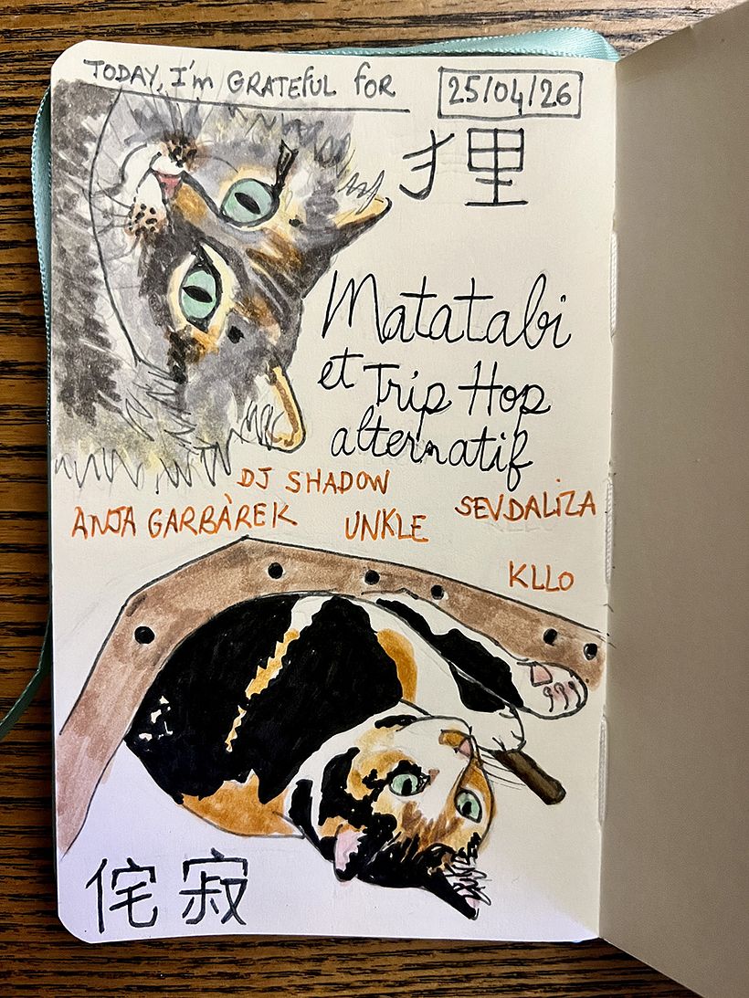 Carnet de gratitude : April 2026 sketchbook 1