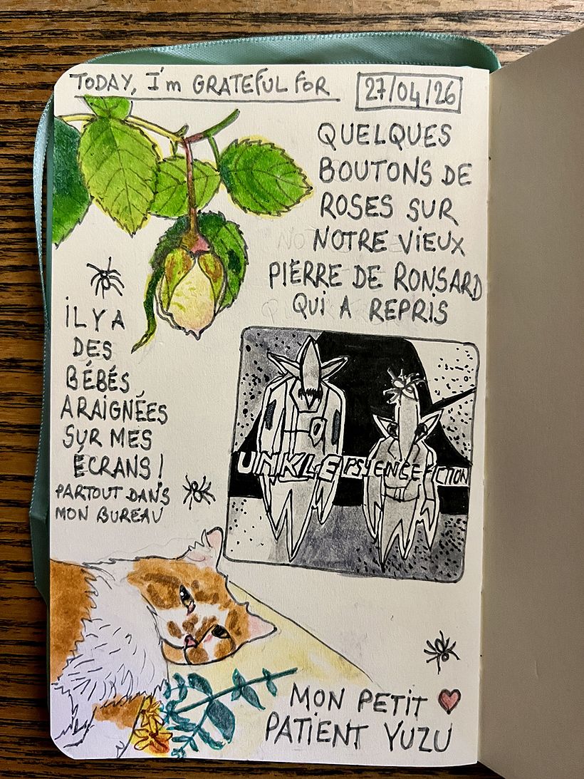 Carnet de gratitude : April 2026 sketchbook 1