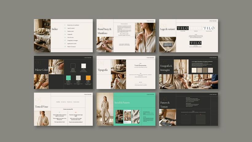 Filó — Brand Style Guide, Sito Web e Video Instagram 2