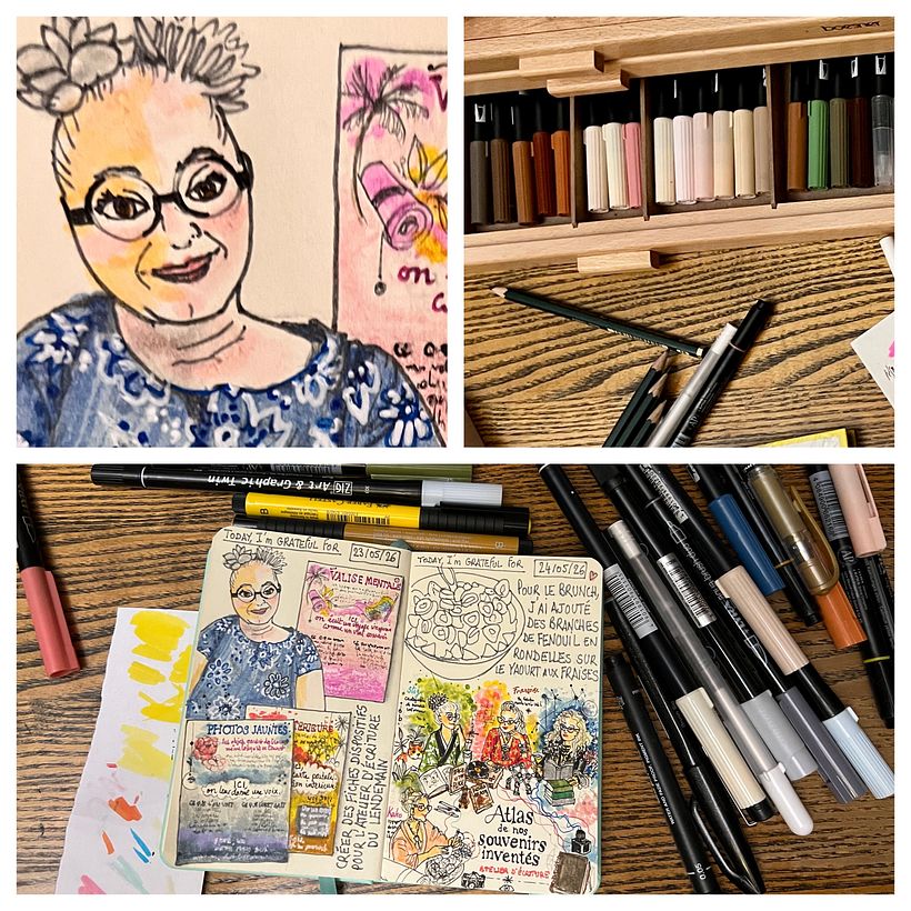 Carnet de gratitude : May 2026 sketchbook 1