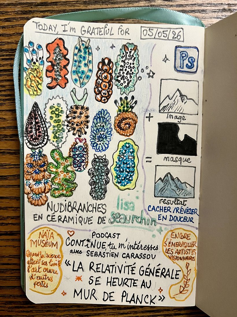 Carnet de gratitude : May 2026 sketchbook 1