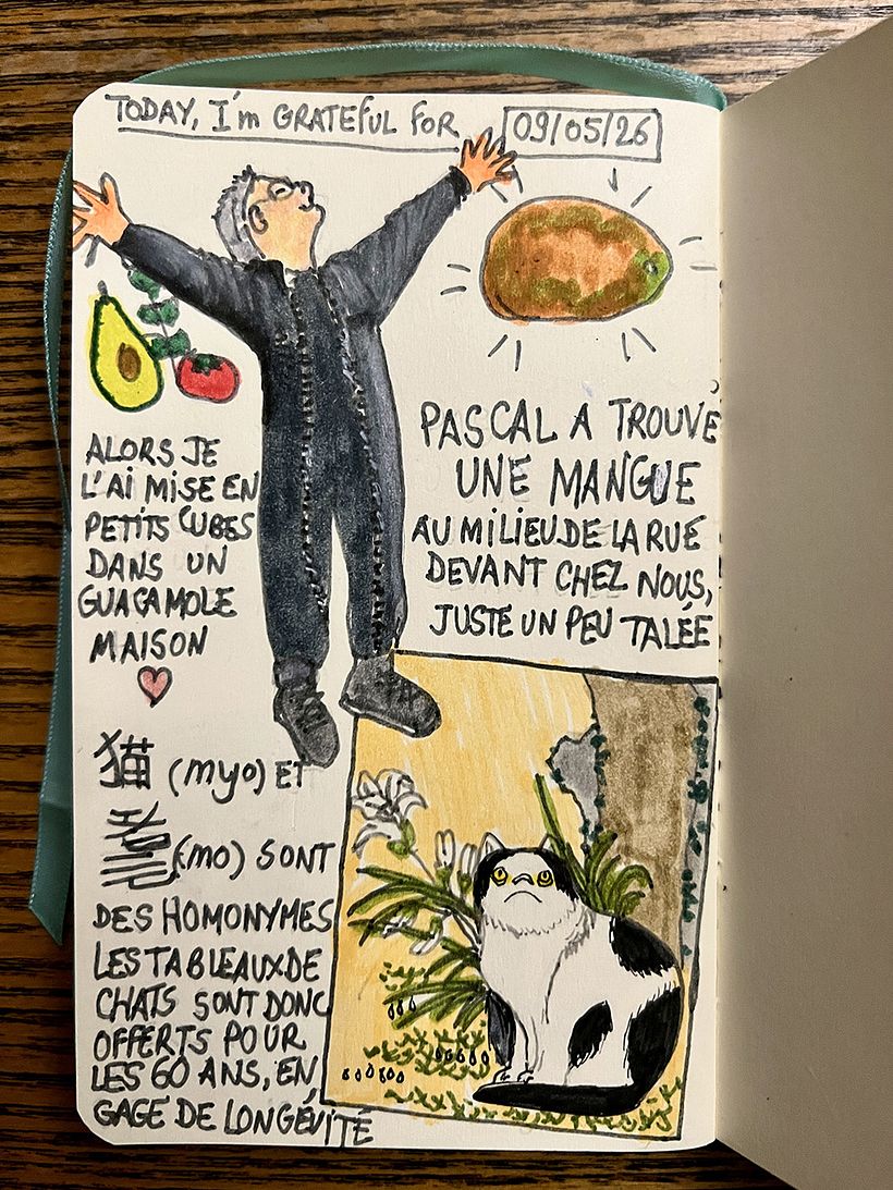 Carnet de gratitude : May 2026 sketchbook 1