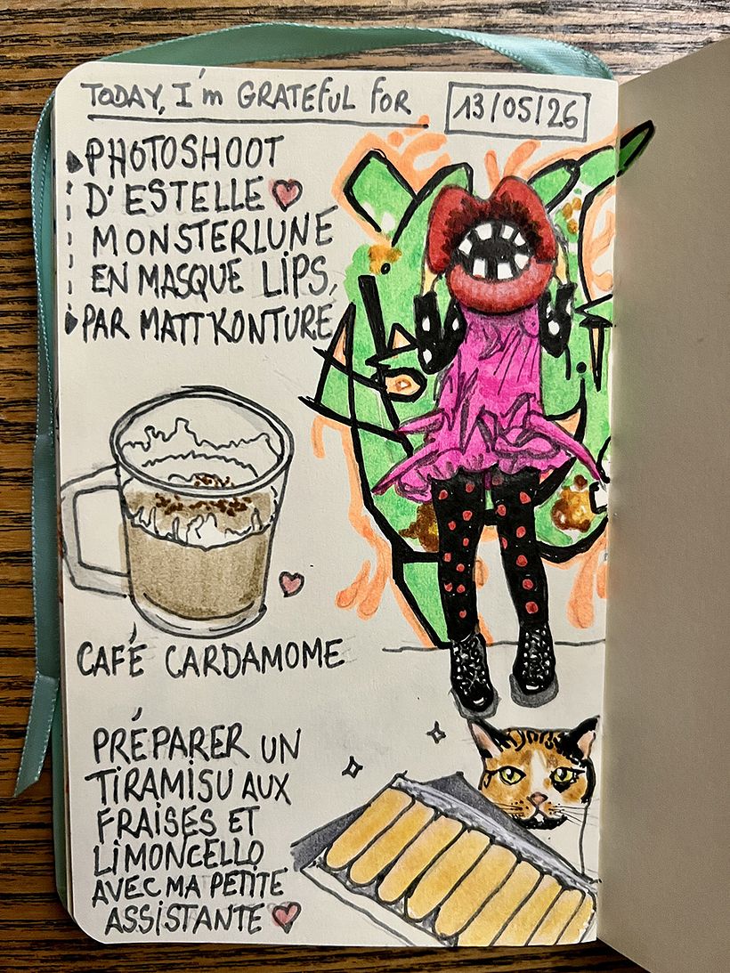 Carnet de gratitude : May 2026 sketchbook 1
