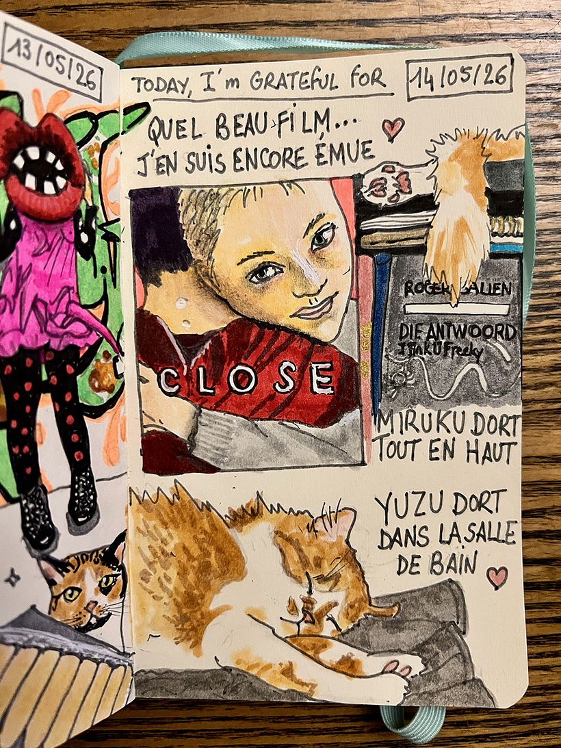 Carnet de gratitude : May 2026 sketchbook 1