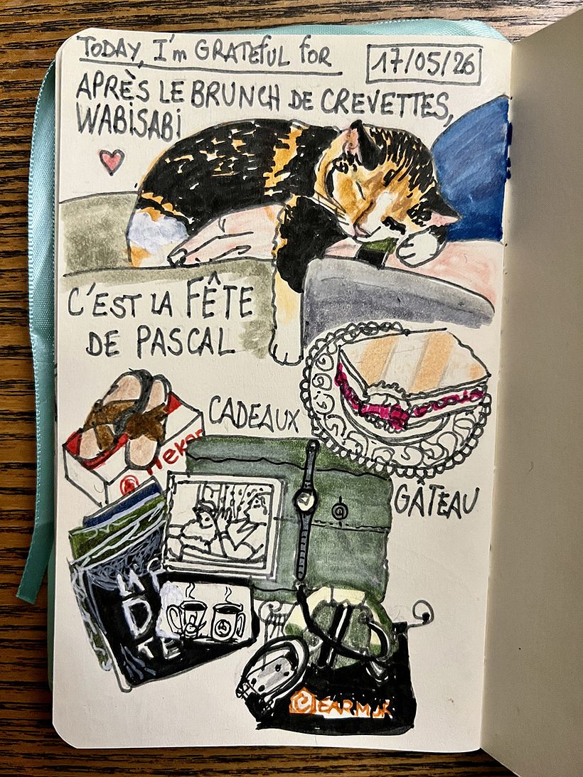 Carnet de gratitude : May 2026 sketchbook 1