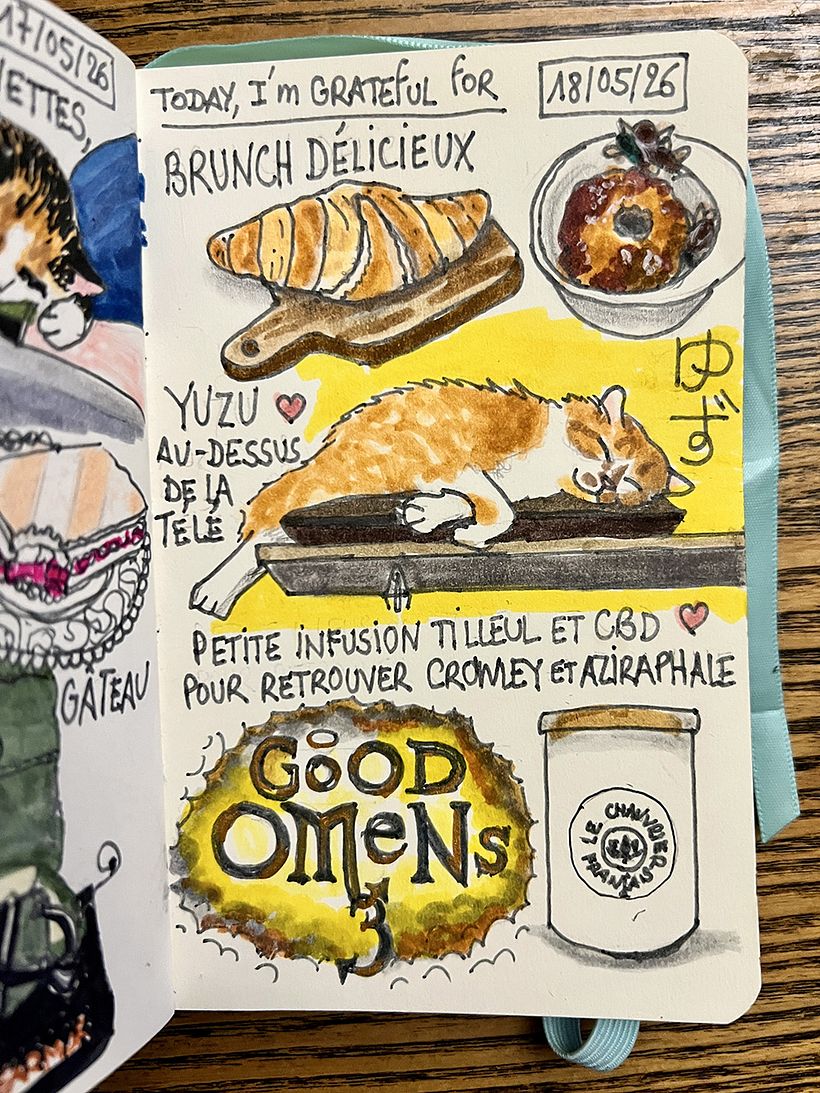 Carnet de gratitude : May 2026 sketchbook 1