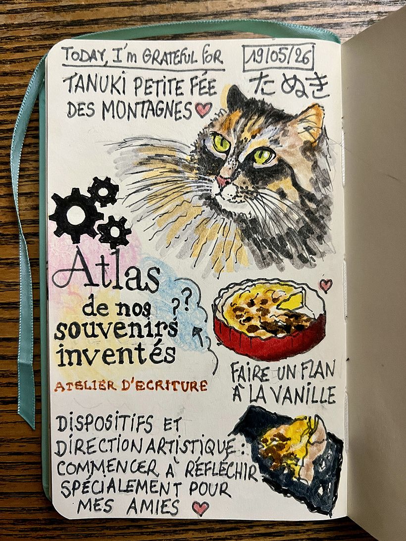 Carnet de gratitude : May 2026 sketchbook 1