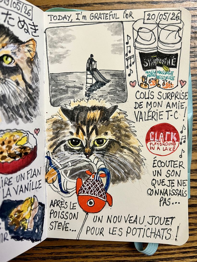 Carnet de gratitude : May 2026 sketchbook 1