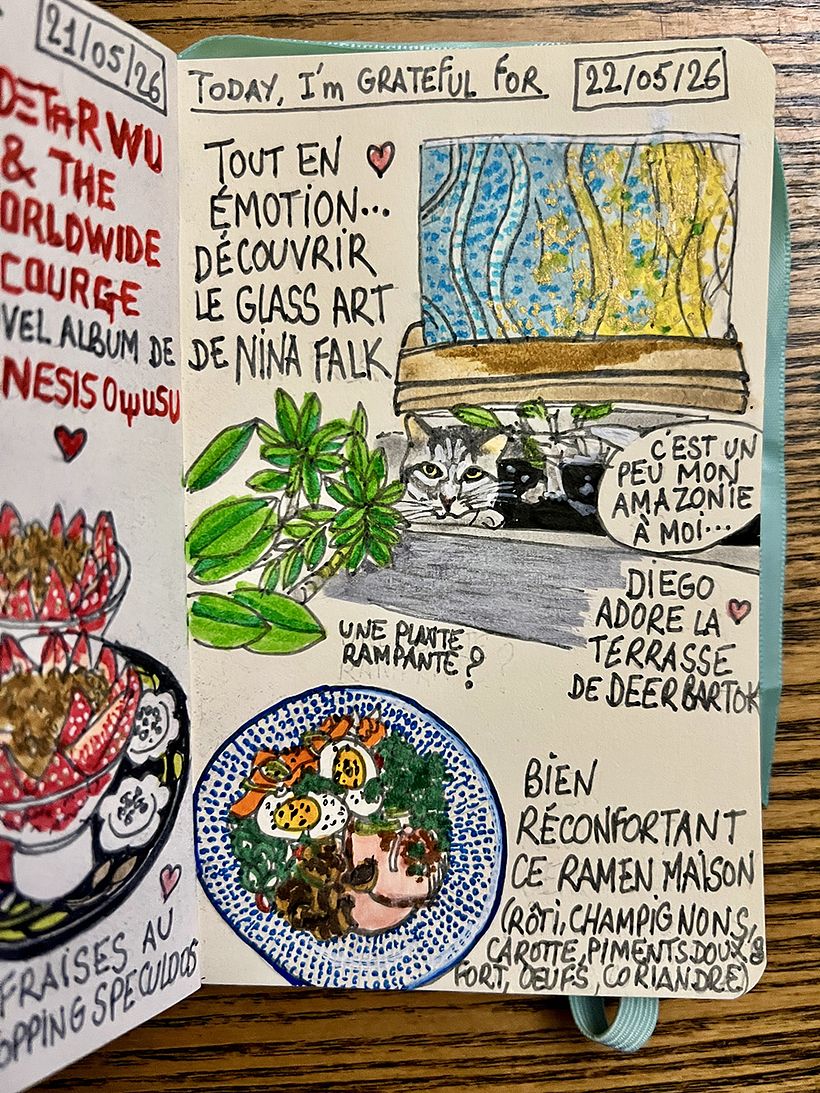 Carnet de gratitude : May 2026 sketchbook 1