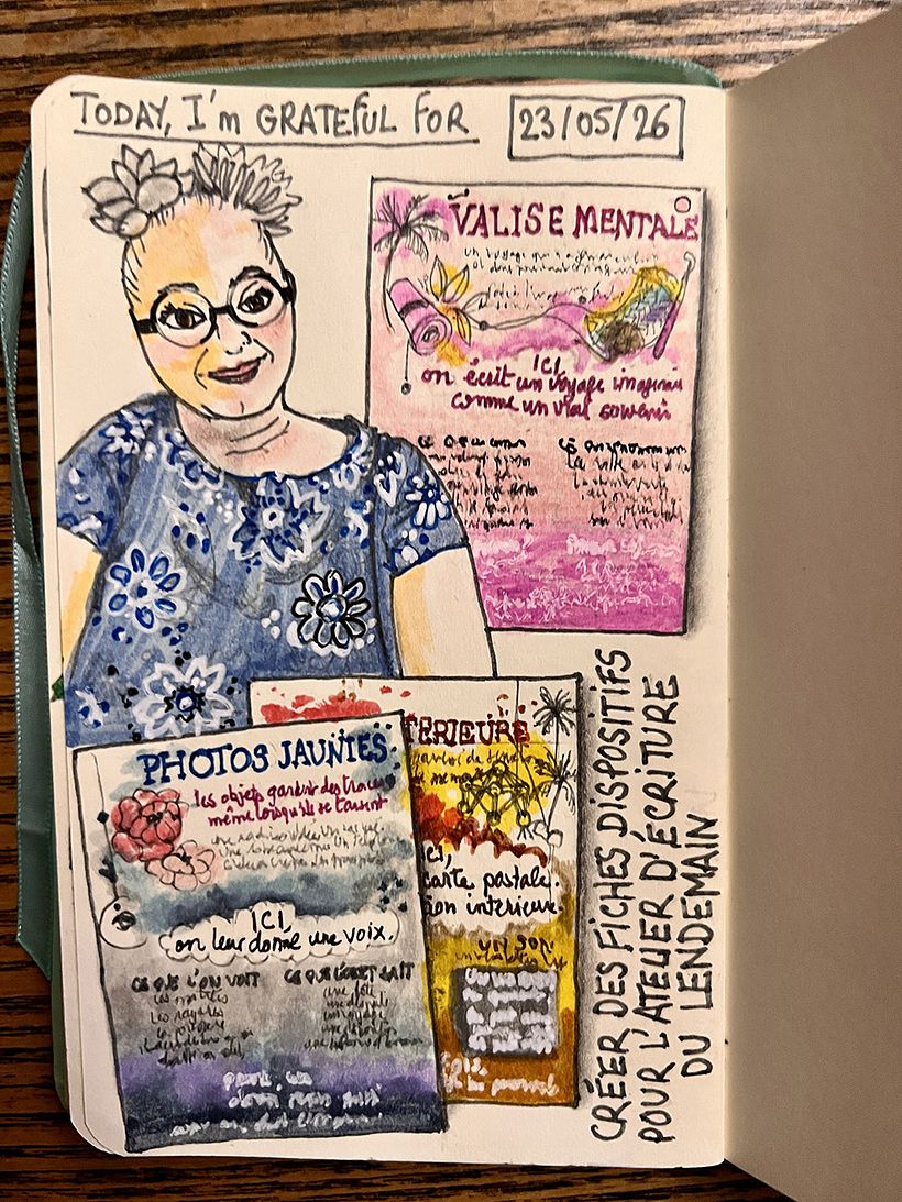 Carnet de gratitude : May 2026 sketchbook 1