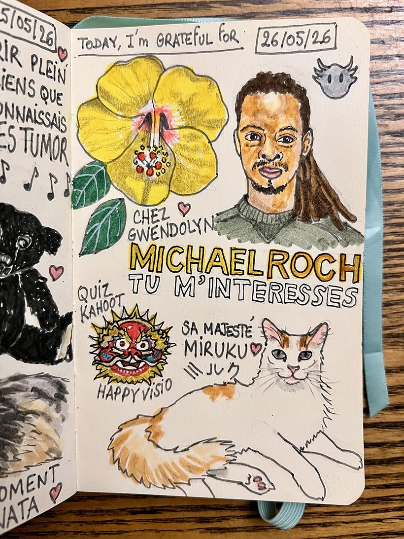 Carnet de gratitude : May 2026 sketchbook 1