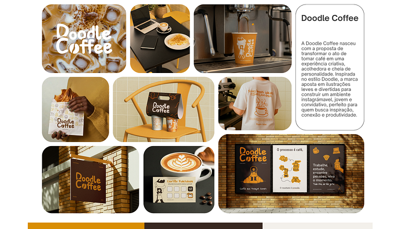 Identidade Visual para a Doodle Coffee 1