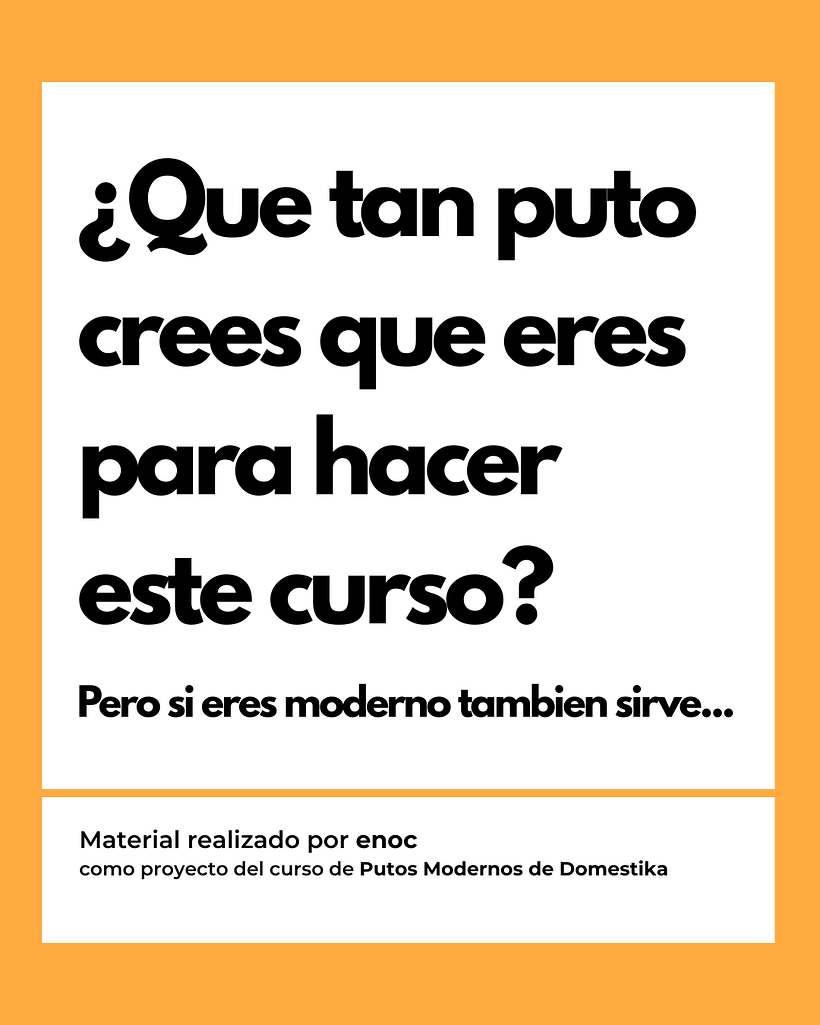 Un puto proyecto final... 1