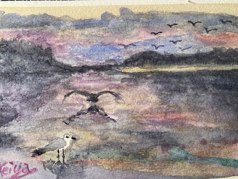 Loose atmospheric sceneries drawing ✍🏻 1