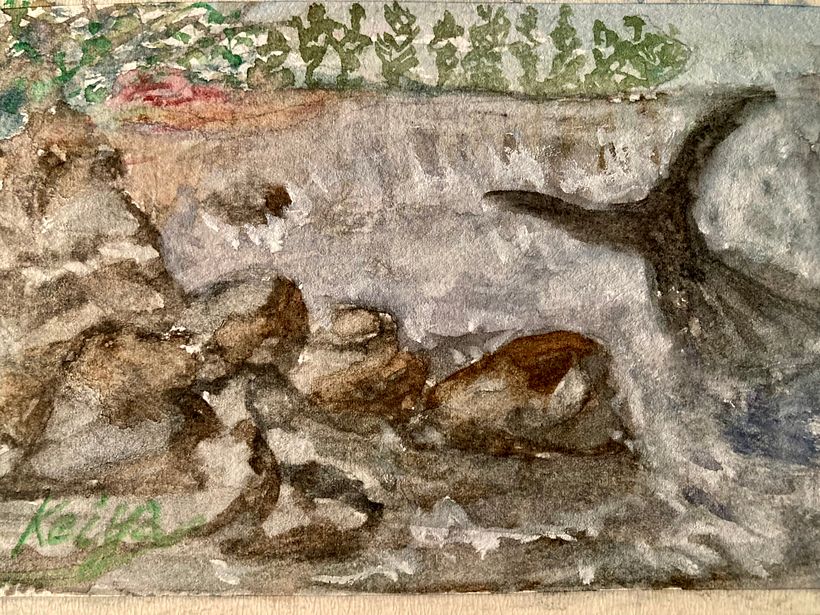 Loose atmospheric sceneries drawing ✍🏻 1