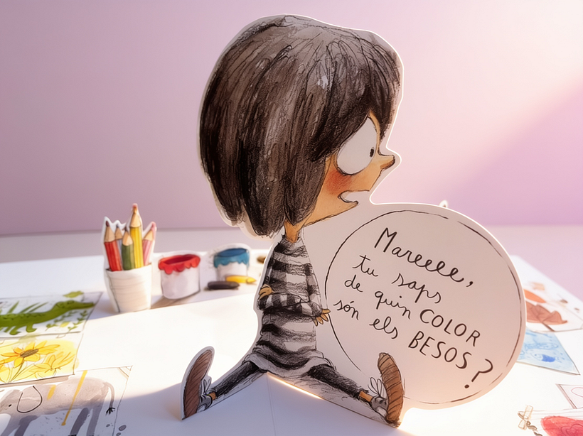 ¿De que color es un beso? POP-UP 11