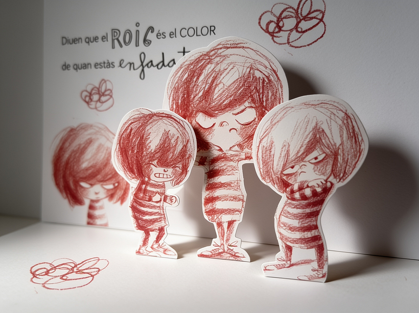 ¿De que color es un beso? POP-UP 12