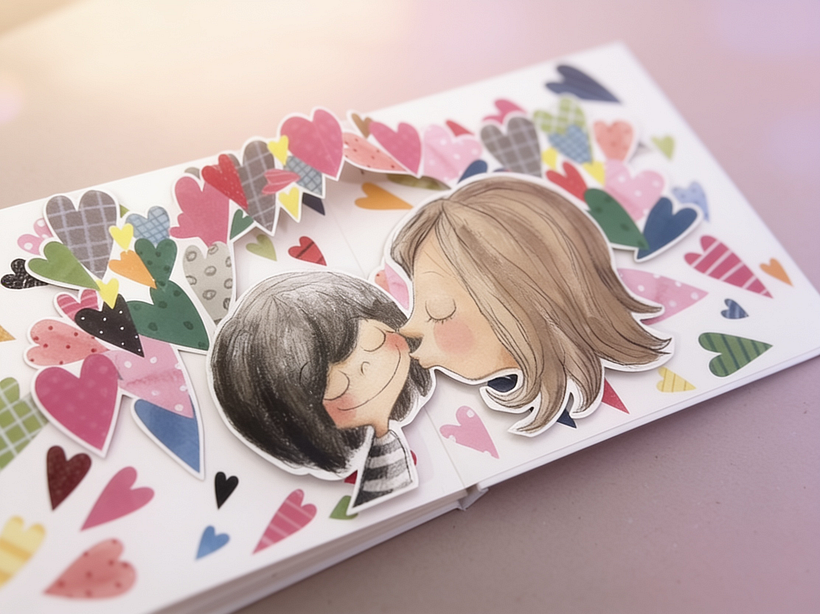 ¿De que color es un beso? POP-UP 17