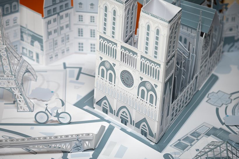 Viaje de ensueño- Escaparates de papel 1