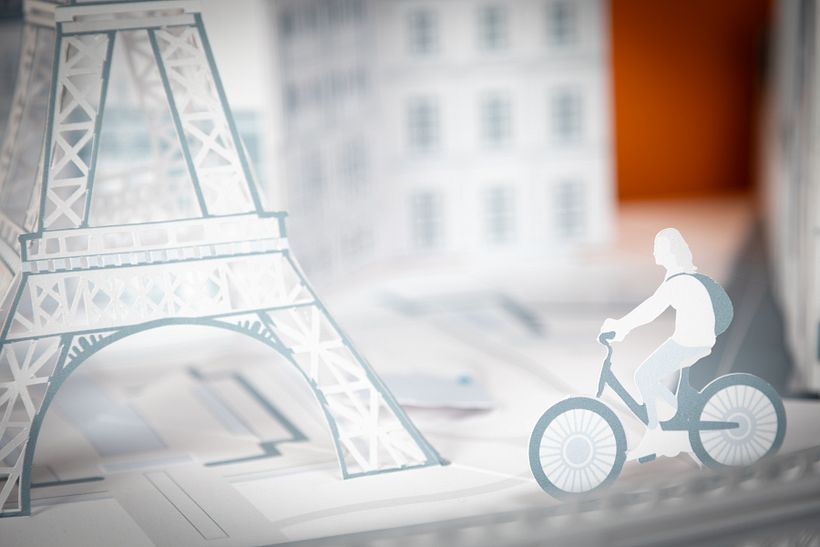 Viaje de ensueño- Escaparates de papel 6