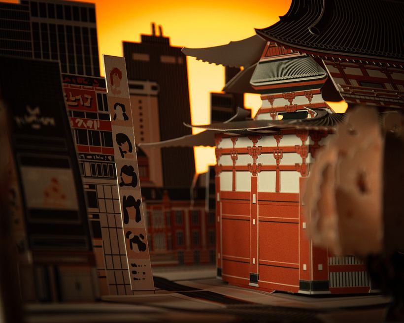 Viaje de ensueño- Escaparates de papel 9