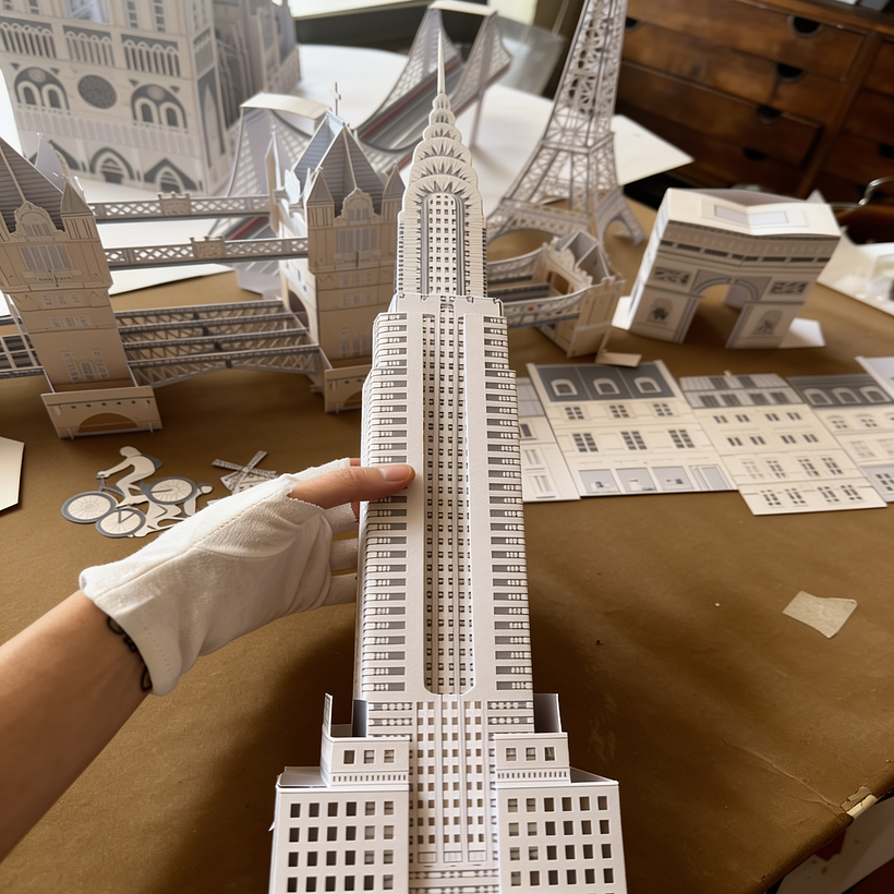 Viaje de ensueño- Escaparates de papel 19