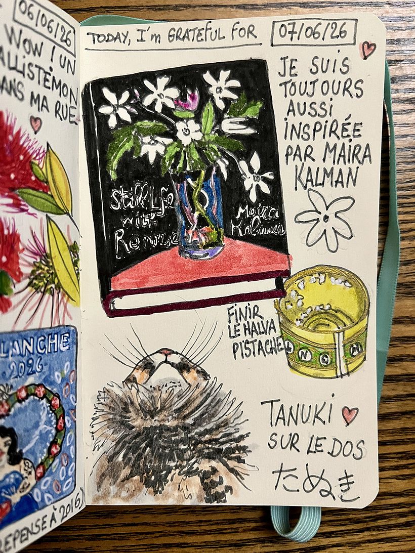 Carnet de gratitude : June 2026 sketchbook 1