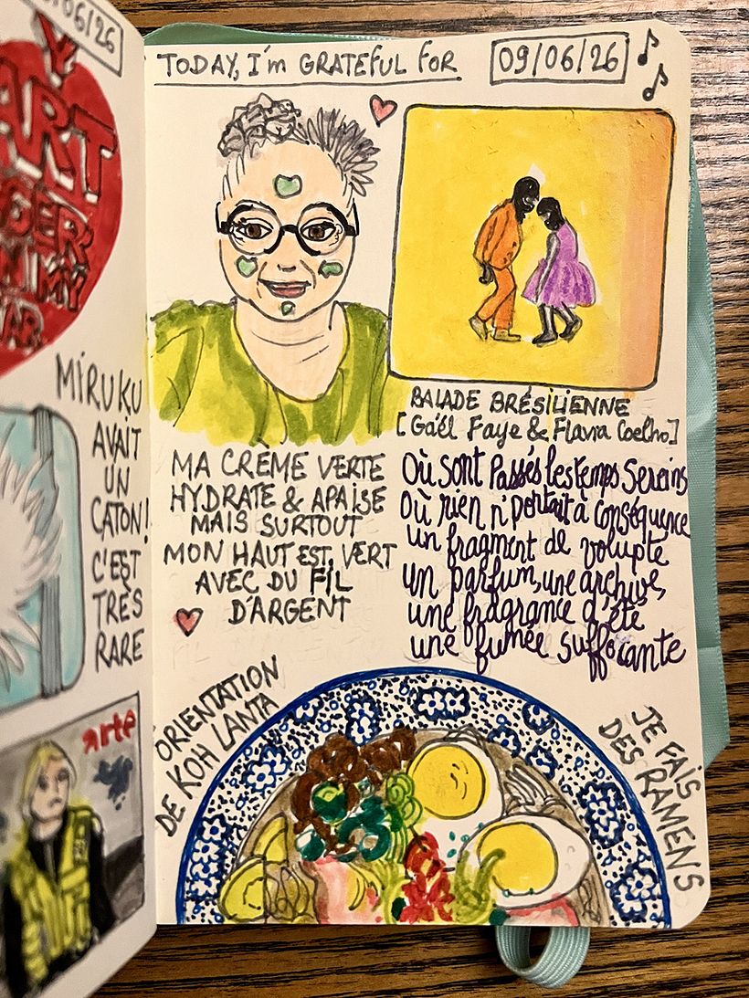 Carnet de gratitude : June 2026 sketchbook 1