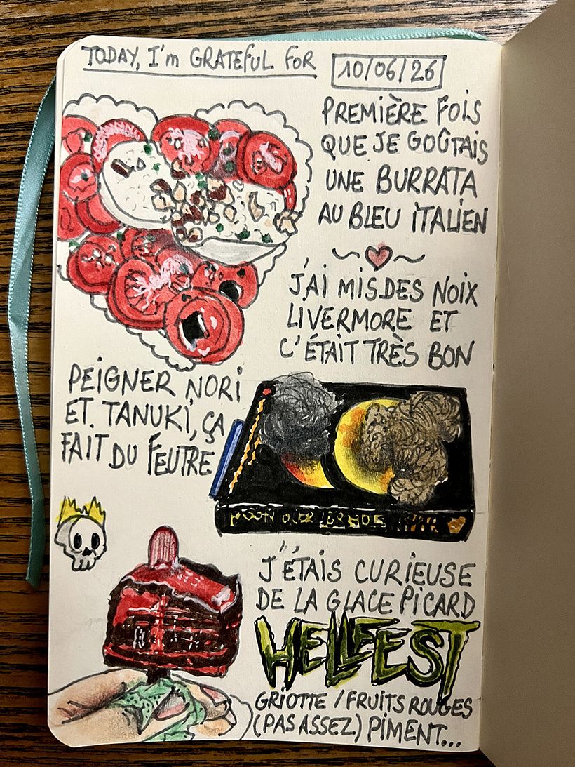 Carnet de gratitude : June 2026 sketchbook 1