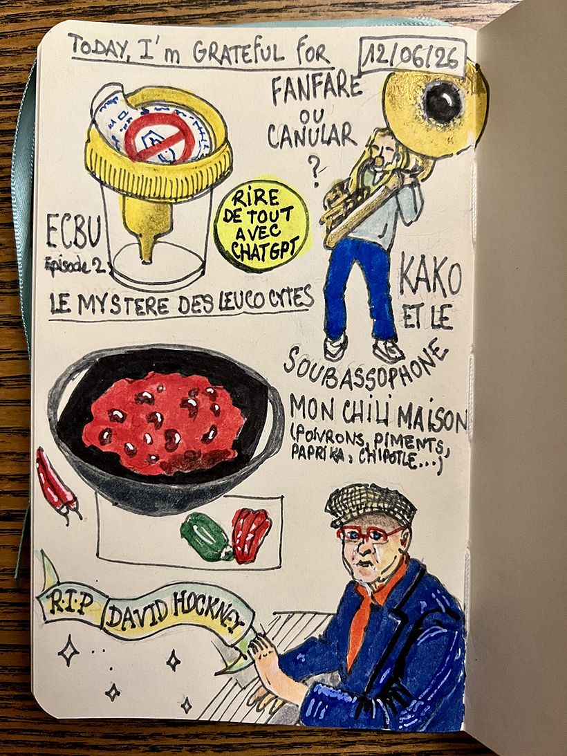Carnet de gratitude : June 2026 sketchbook 1