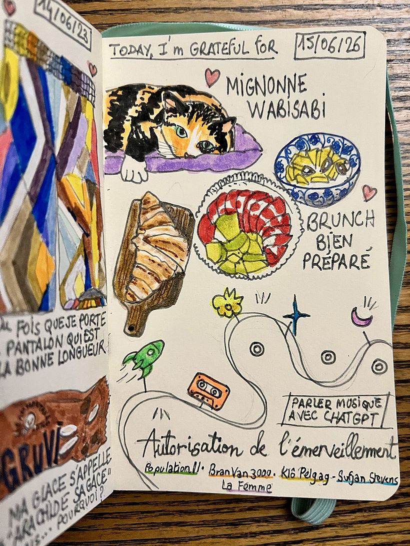 Carnet de gratitude : June 2026 sketchbook 1