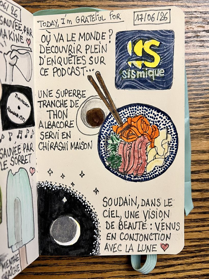 Carnet de gratitude : June 2026 sketchbook 1