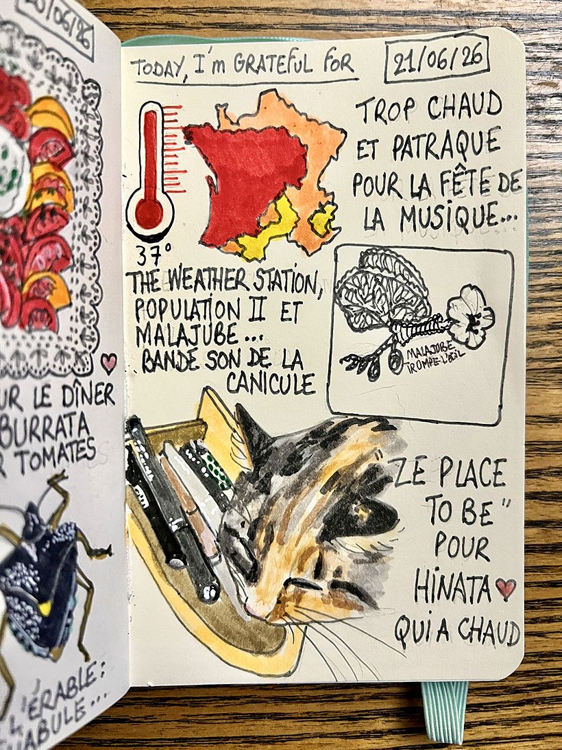 Carnet de gratitude : June 2026 sketchbook 1