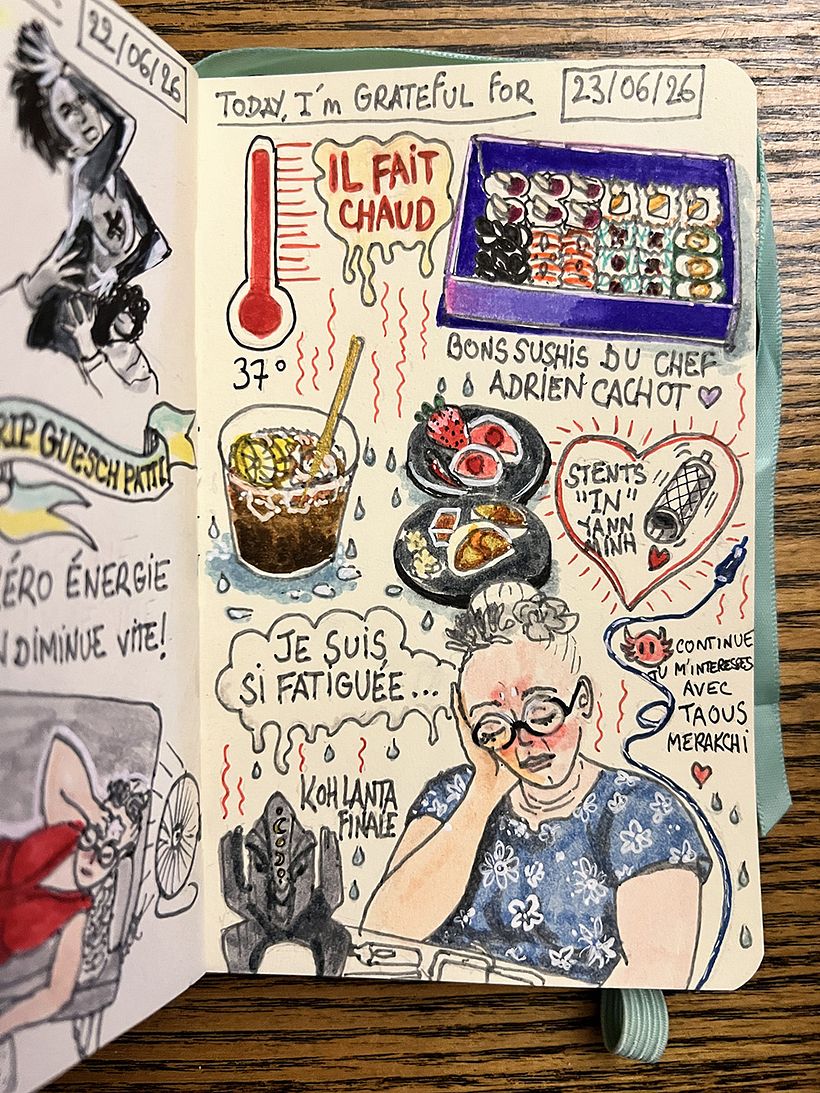 Carnet de gratitude : June 2026 sketchbook 1