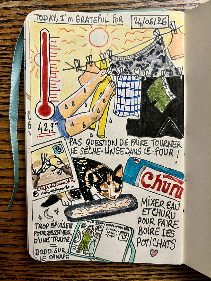 Carnet de gratitude : June 2026 sketchbook 1