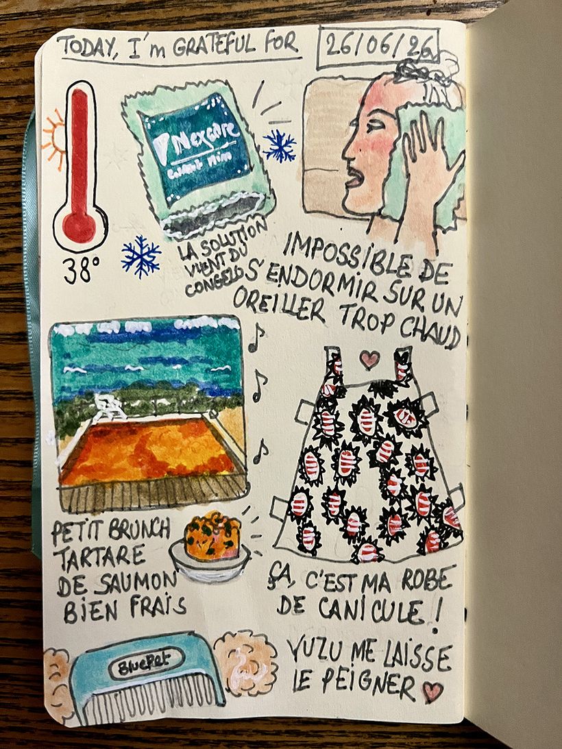 Carnet de gratitude : June 2026 sketchbook 1