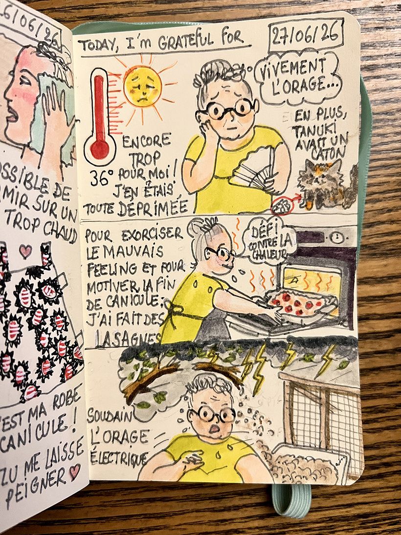 Carnet de gratitude : June 2026 sketchbook 1