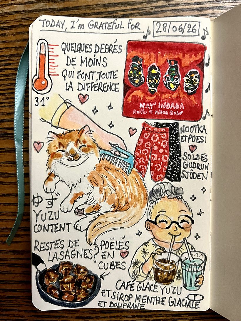 Carnet de gratitude : June 2026 sketchbook 1