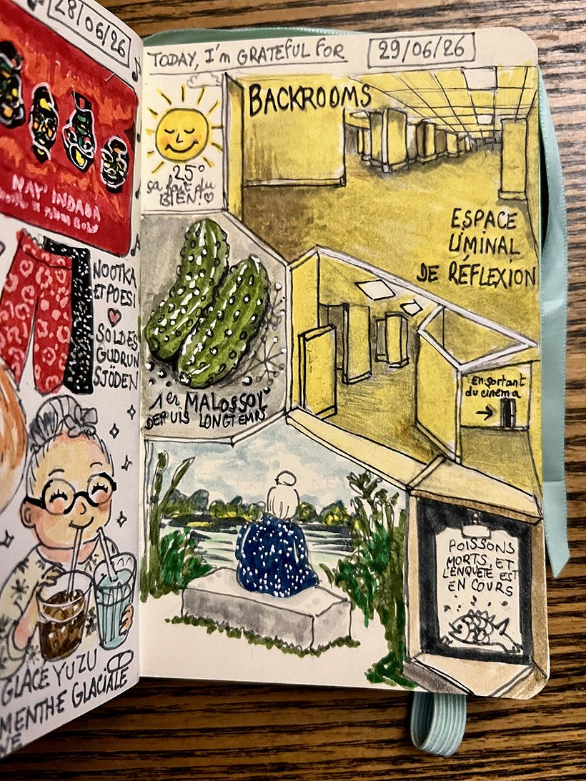 Carnet de gratitude : June 2026 sketchbook 1