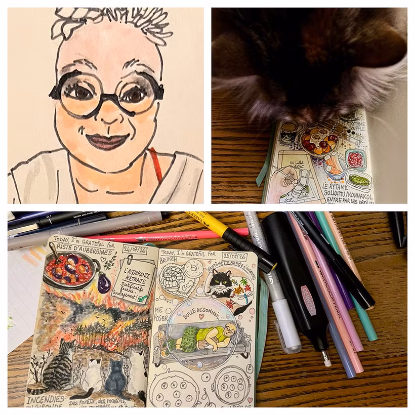 Carnet de gratitude : July 2026 sketchbook 1