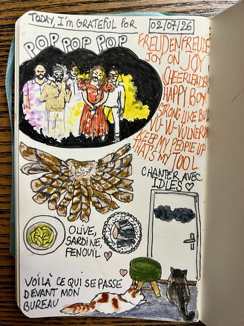 Carnet de gratitude : July 2026 sketchbook 1