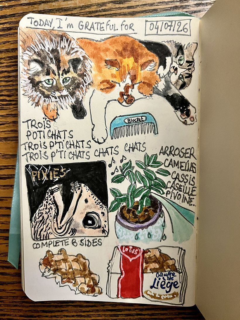 Carnet de gratitude : July 2026 sketchbook 1