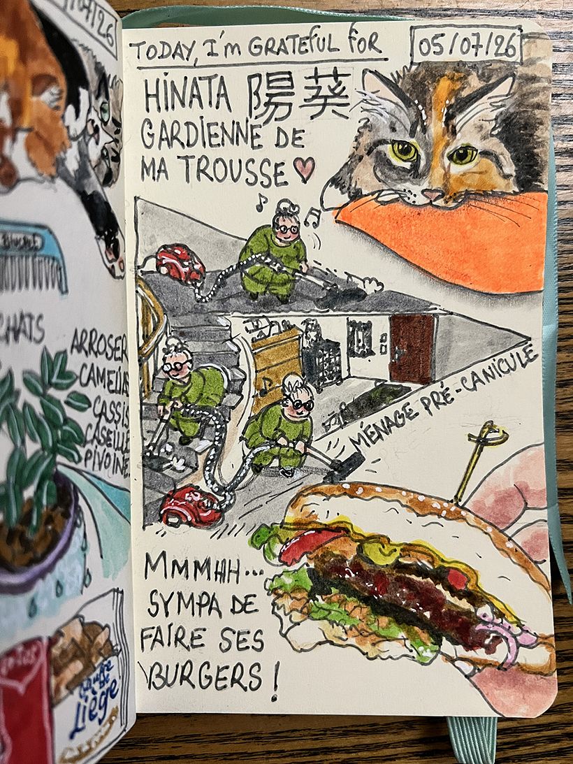 Carnet de gratitude : July 2026 sketchbook 1