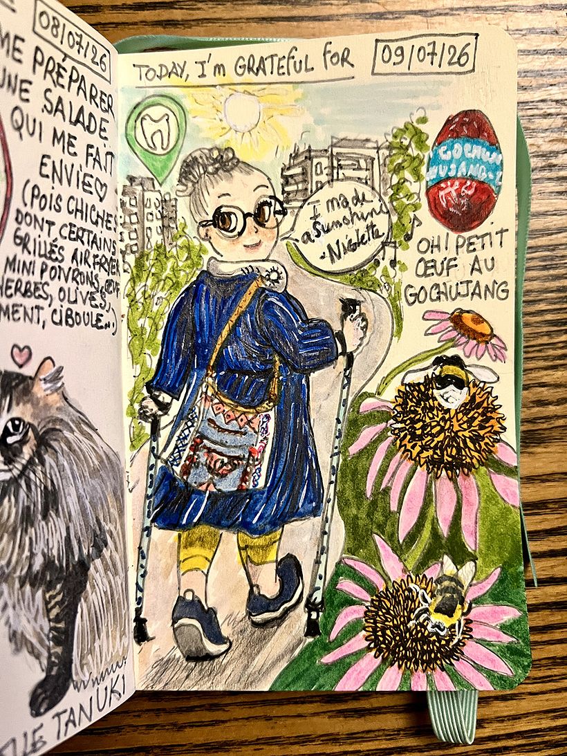 Carnet de gratitude : July 2026 sketchbook 1